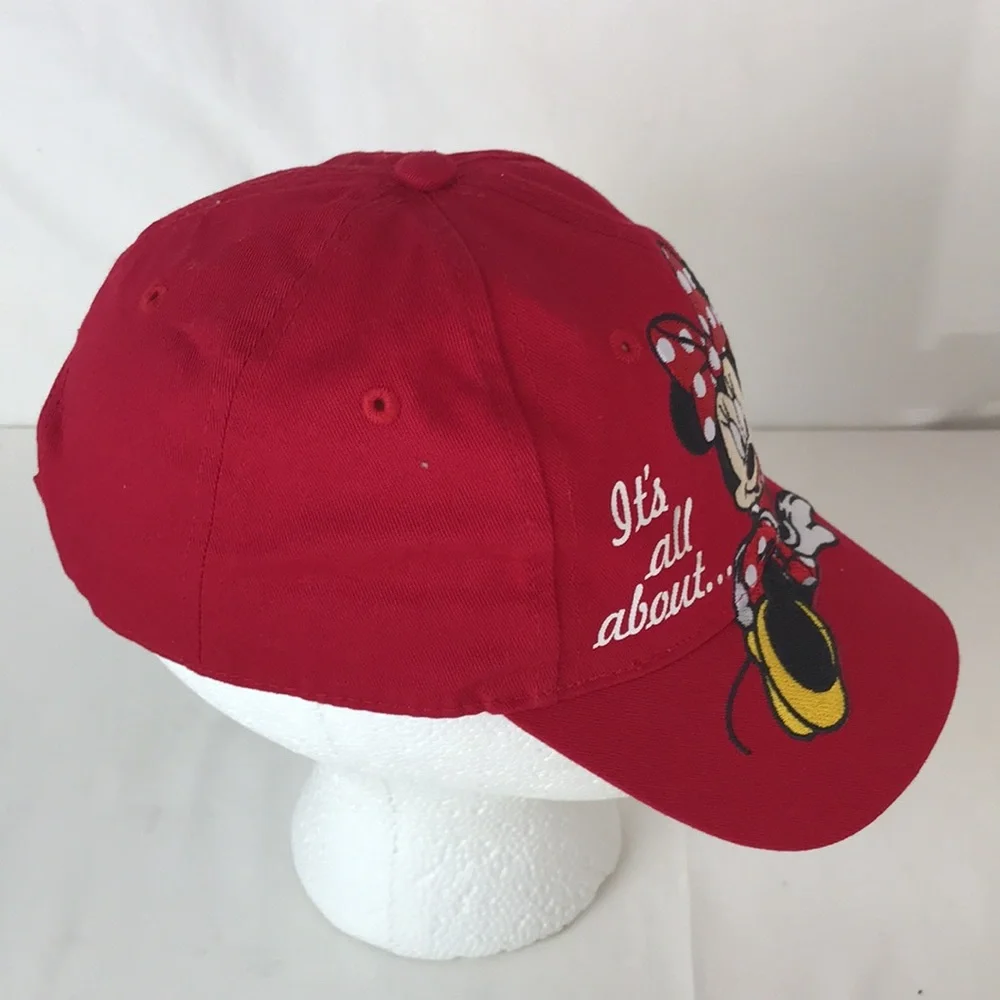 Disney Minnie Mouse red cotton cap NWOT